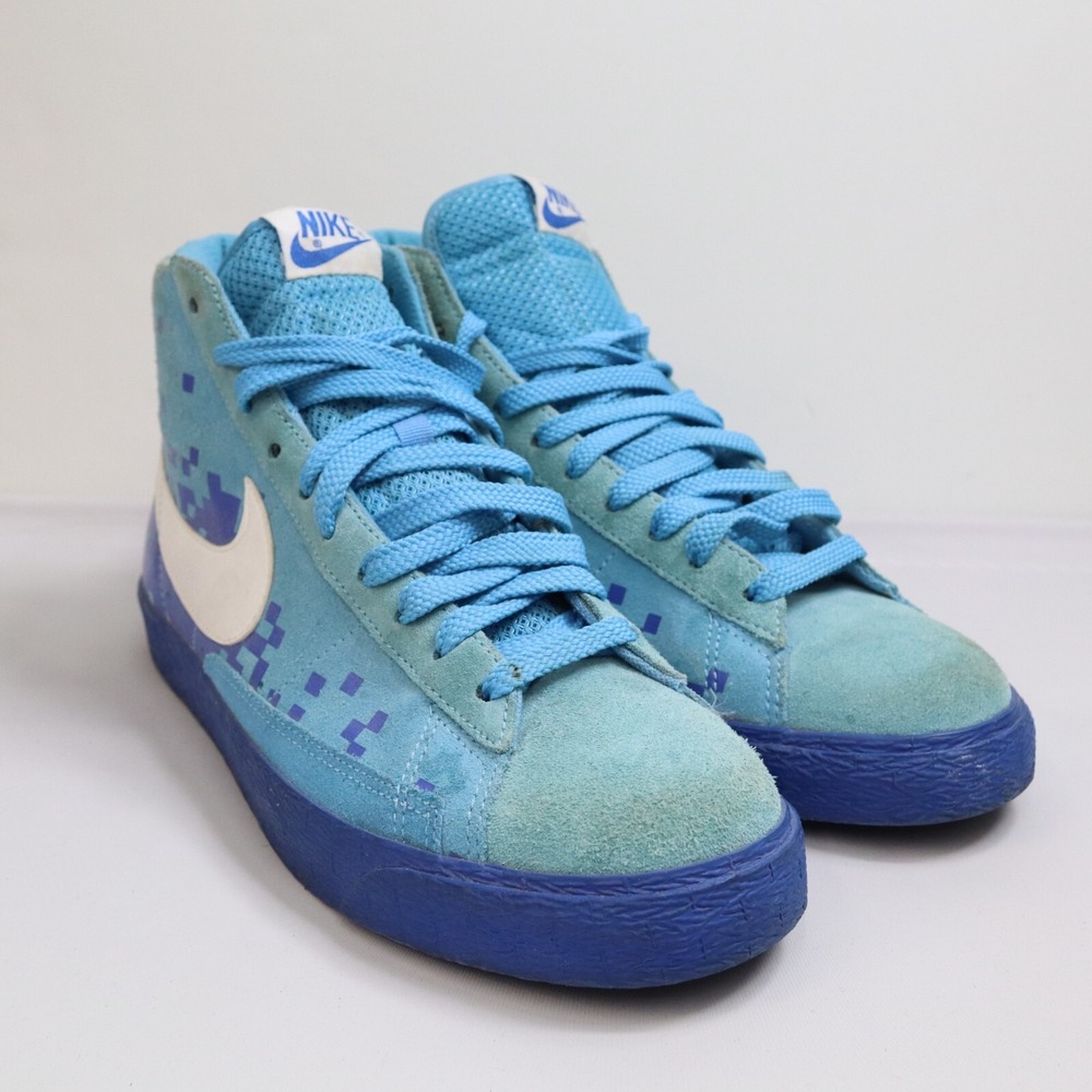 Nike Blazer Sneakers High Scuba Blue White Varsity Royal Mens Size‎ 8 US 2009